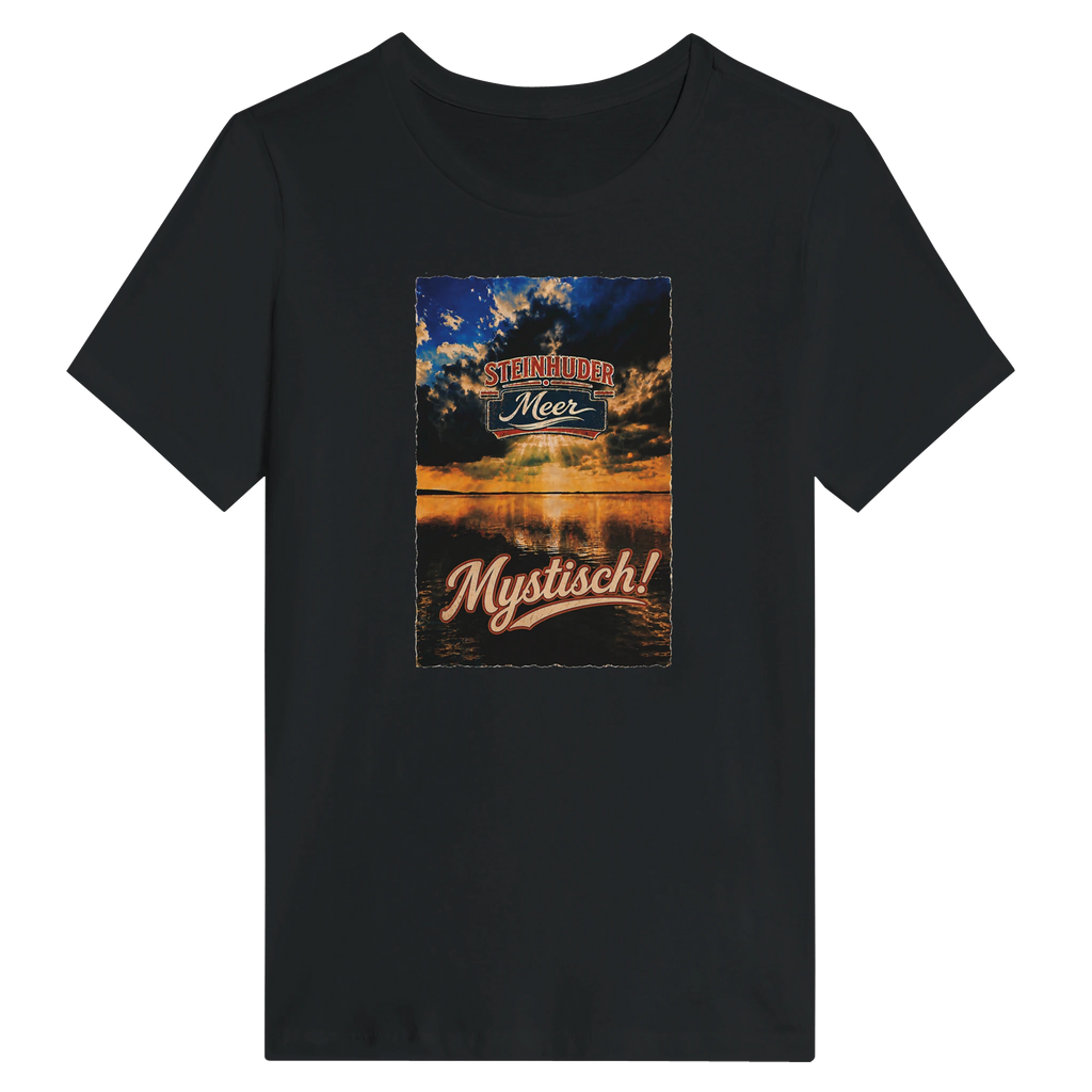 Damen-T-Shirt in Weiß mit Motiv „Mystisch“