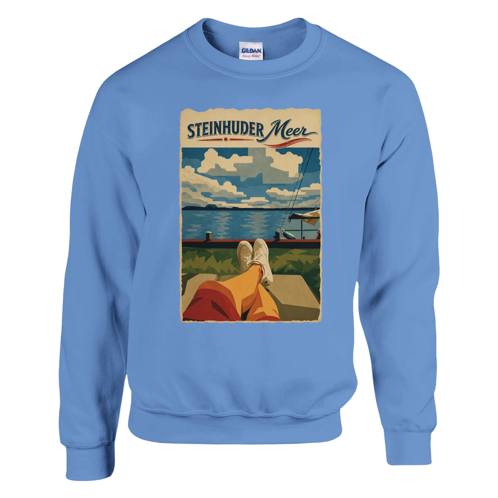 Pullover in Weiß mit Motiv „Chillout“