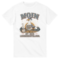 T-Shirt in Weiß mit Motiv „Moin ist eine Lebenseinstellung“