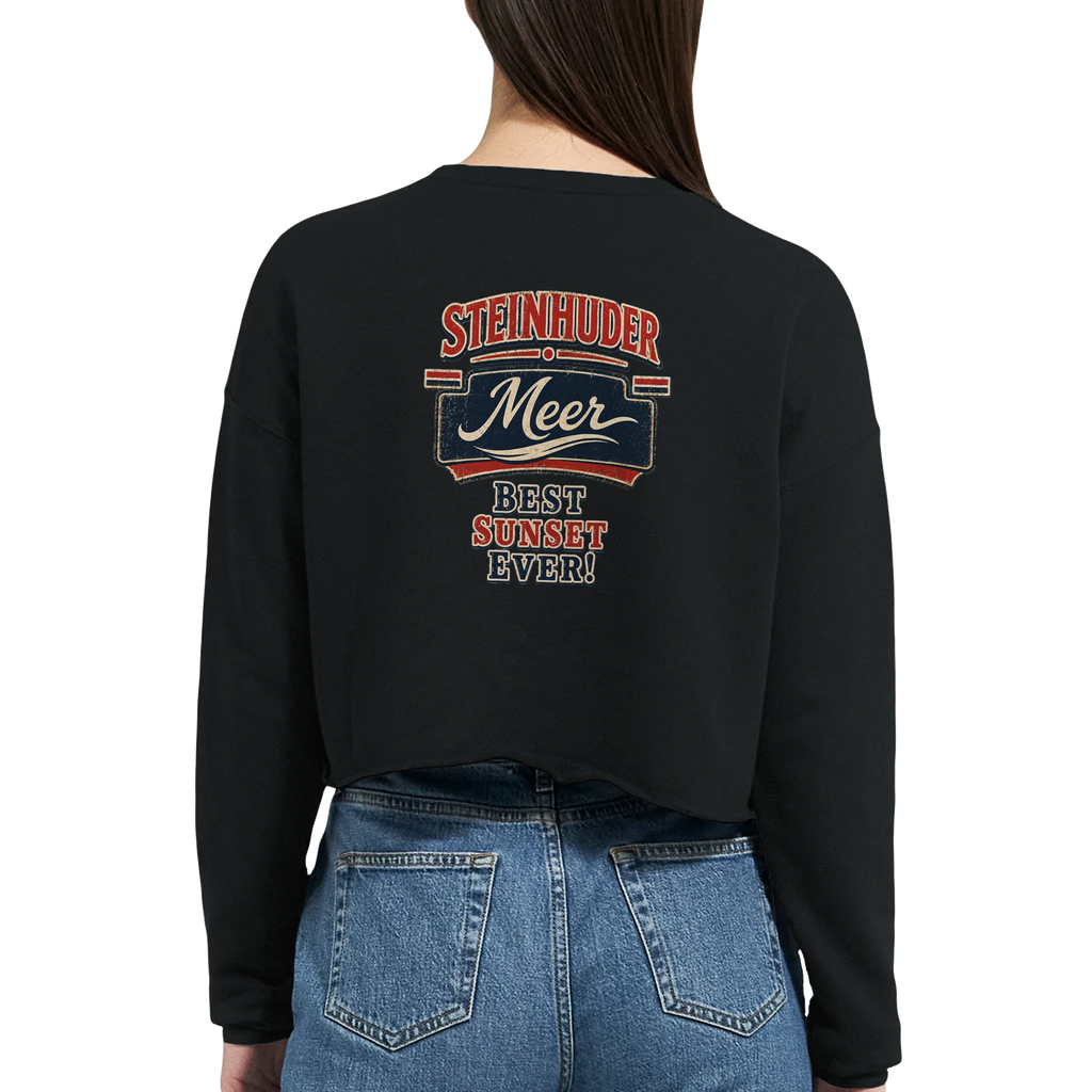 Damen-Pullover in Mauve mit Motiv „Best Sunset ever!“