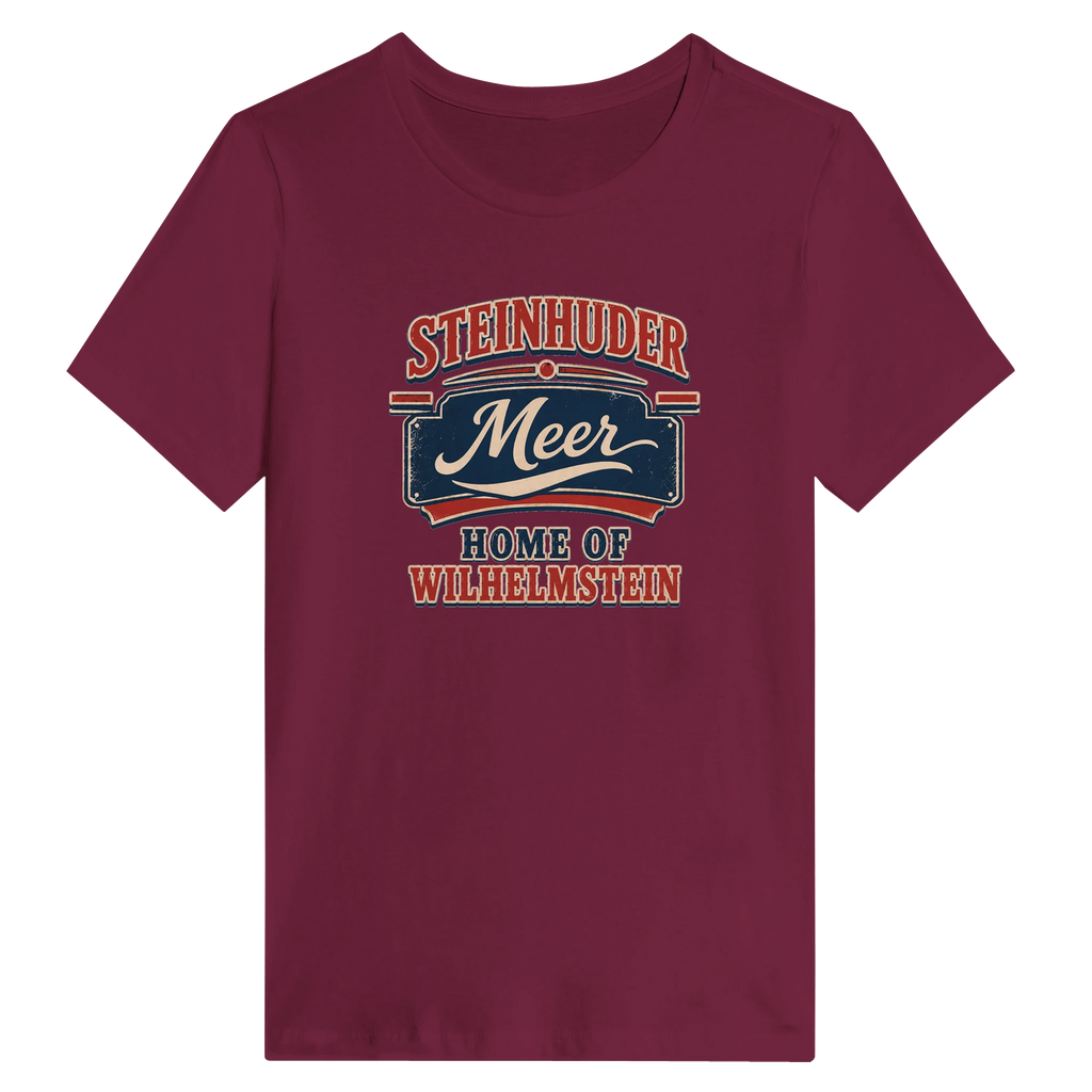 Damen-T-Shirt in Weiß mit Motiv „Home of Wilhelmstein“