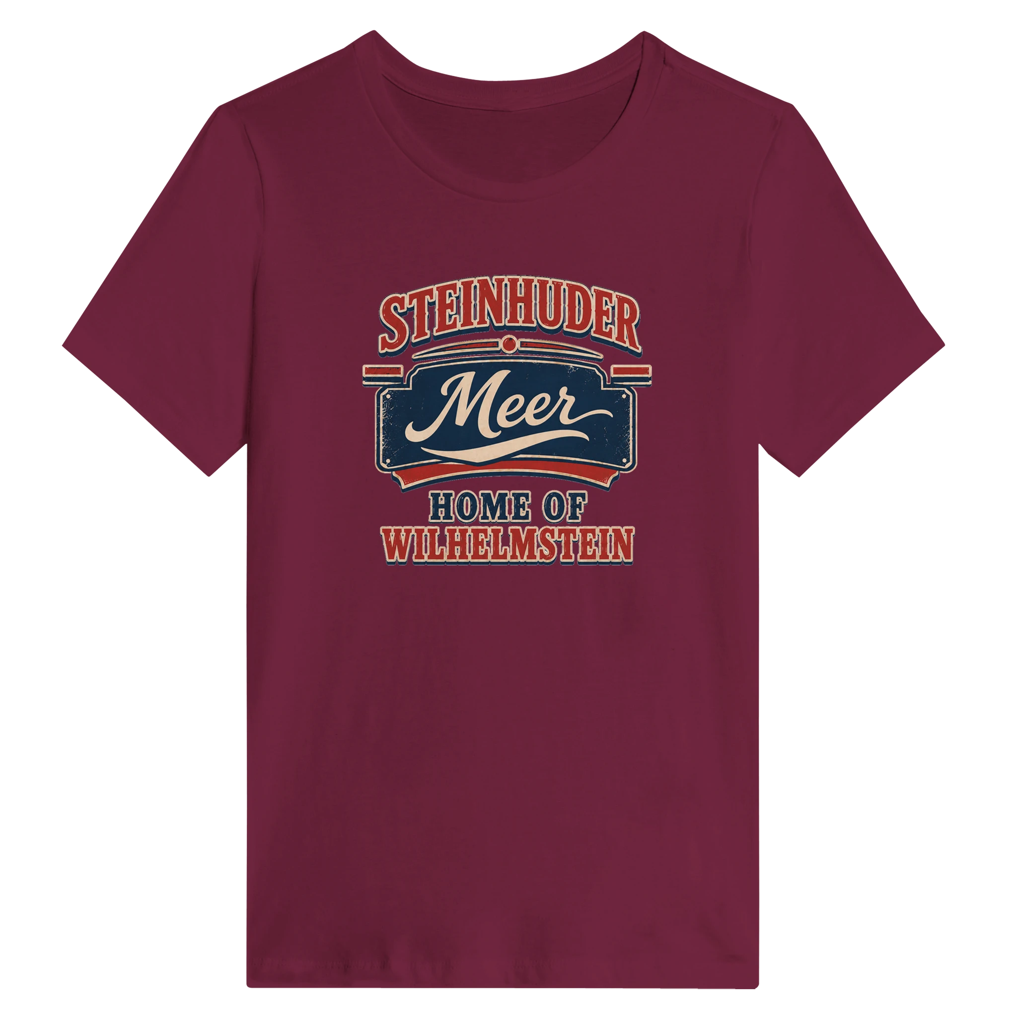 Damen-T-Shirt in Weiß mit Motiv „Home of Wilhelmstein“