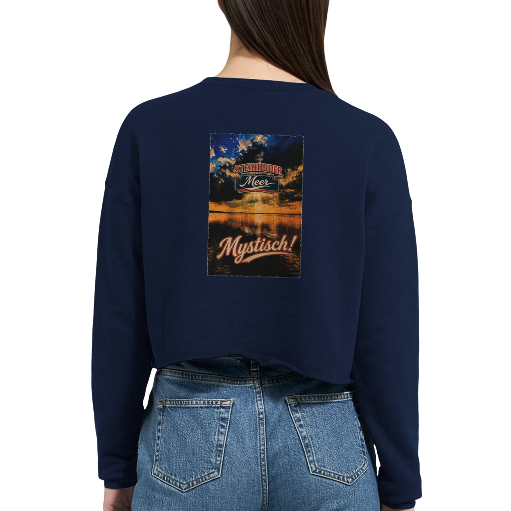 Damen-Pullover in Mauve mit Motiv „Mystisch“