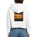 Damen-Hoodie in Pfirsich mit Motiv „Steg an der Planke“