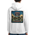 Hoodie in Weiß mit Motiv „Insel Wilhelmstein“