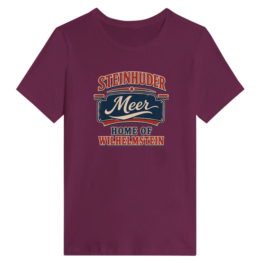 Damen-T-Shirt in Weiß mit Motiv „Home of Wilhelmstein“