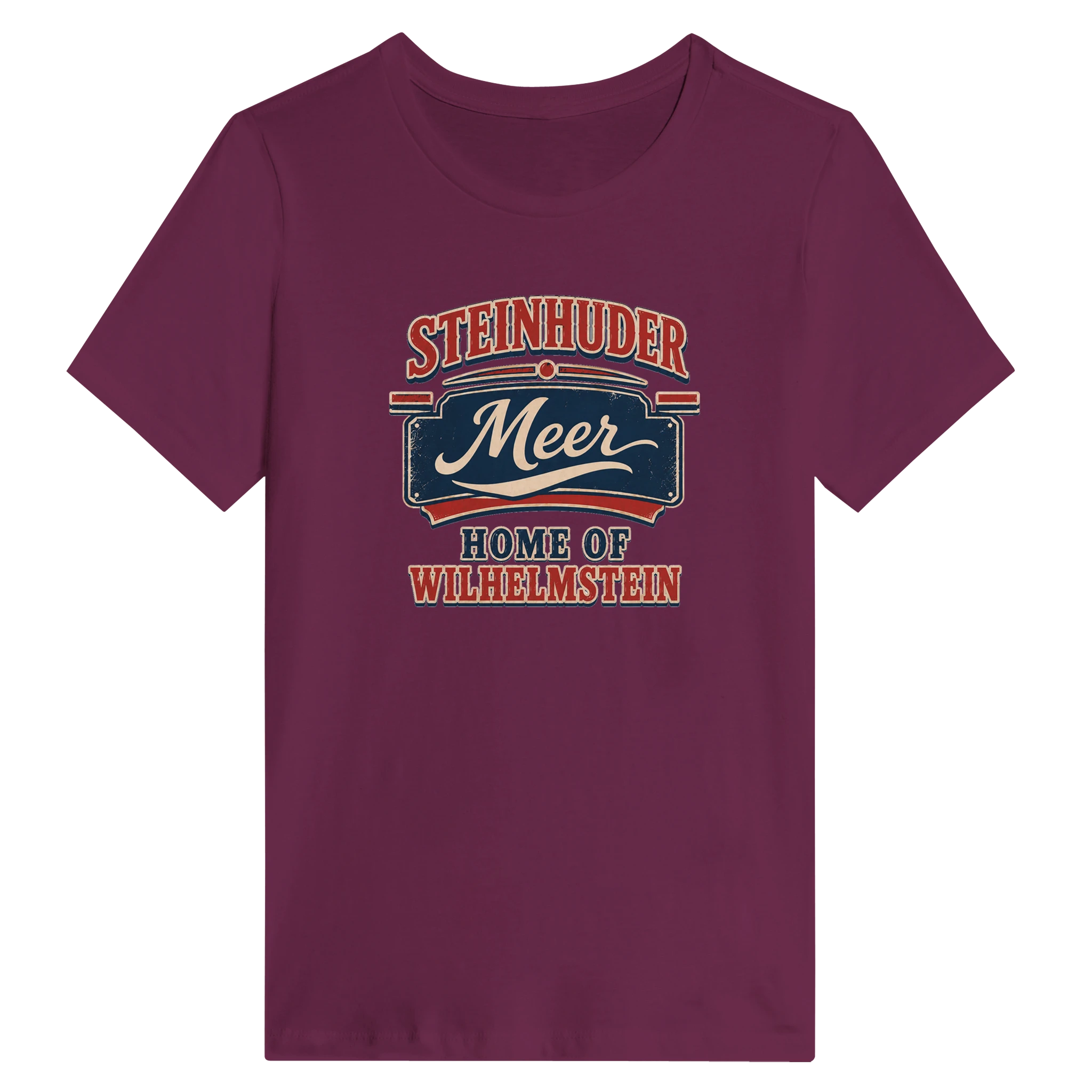 Damen-T-Shirt in Weiß mit Motiv „Home of Wilhelmstein“