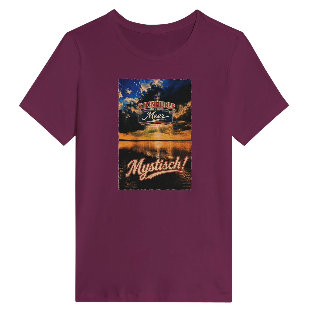 Damen-T-Shirt in Weiß mit Motiv „Mystisch“