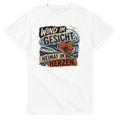 T-Shirt in Weiß mit Motiv „Wind im Gesicht. Heimat im Herzen.“