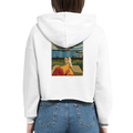 Damen-Hoodie in Pfirsich mit Motiv „Chillout“
