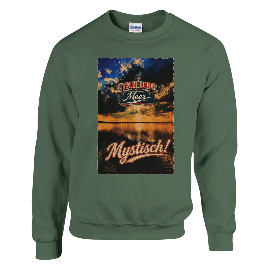 Pullover in Weiß mit Motiv „Mystisch“