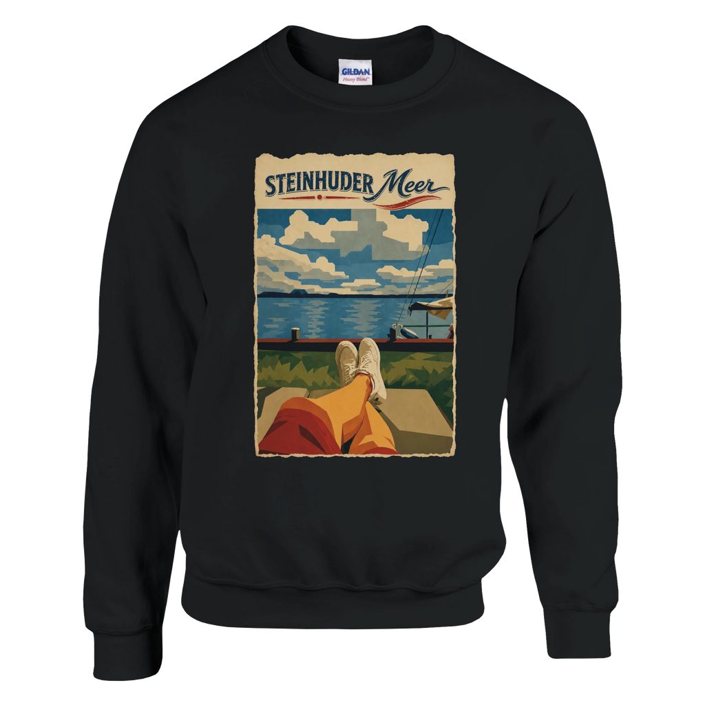 Pullover in Weiß mit Motiv „Chillout“