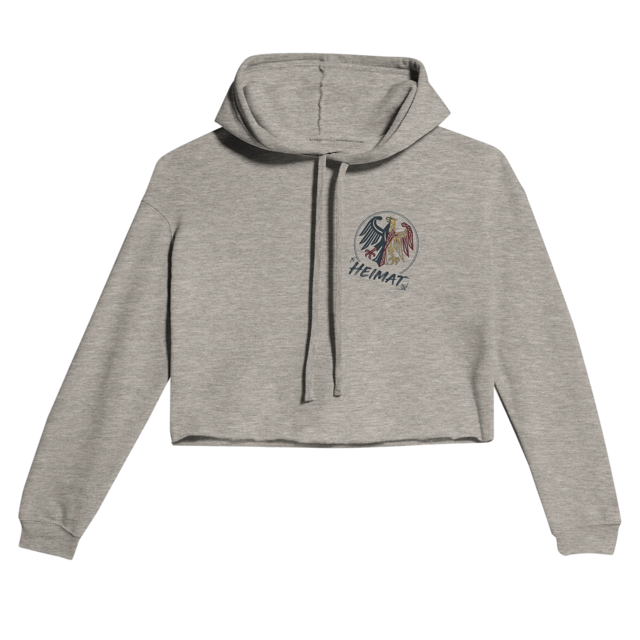Damen-Hoodie in Pfirsich mit Motiv „Segler am Steinhuder Meer beim Sunset“