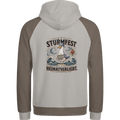 Hoodie in Ton mit Motiv „Sturmfest & Heimatverliebt Möwe“