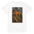 T-Shirt in Weiß mit Motiv „Steinhuder Meer Kunst“