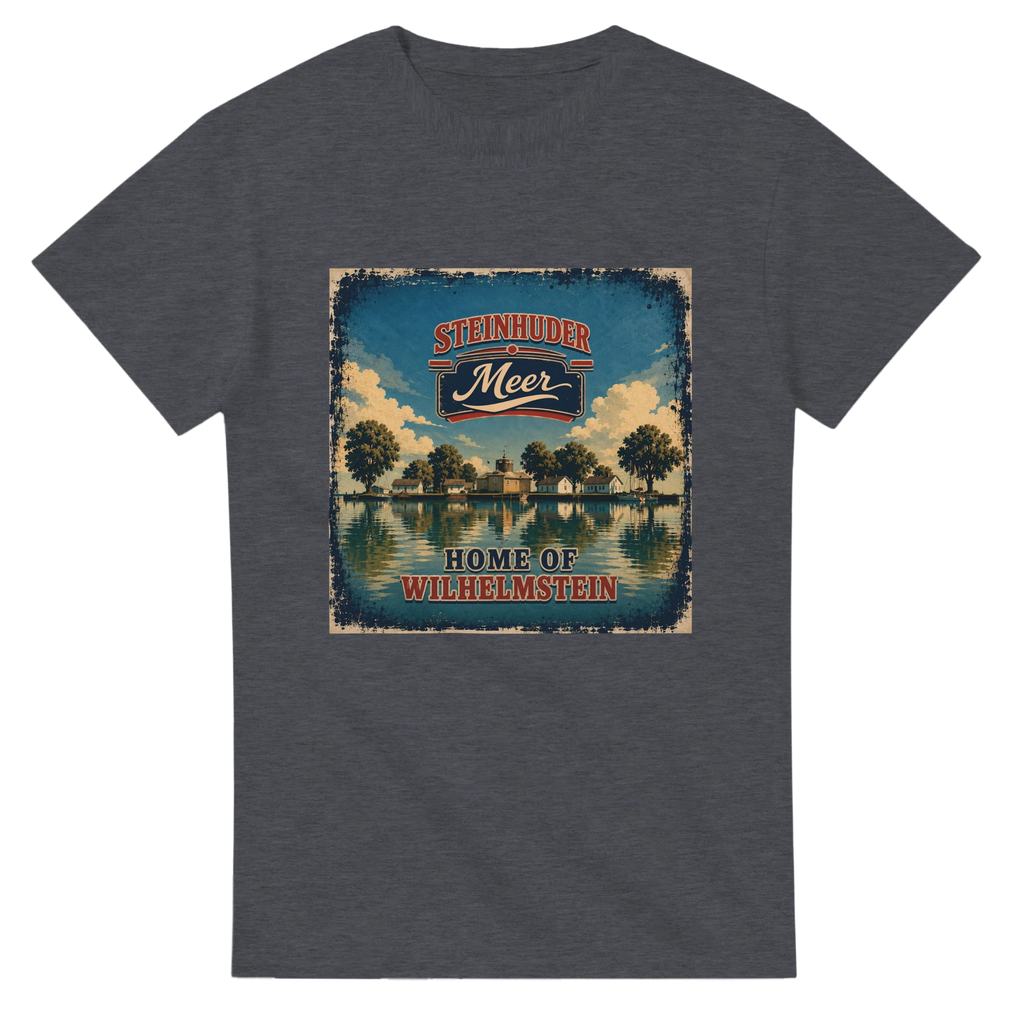 T-Shirt in Natur mit Motiv „Insel Wilhelmstein“