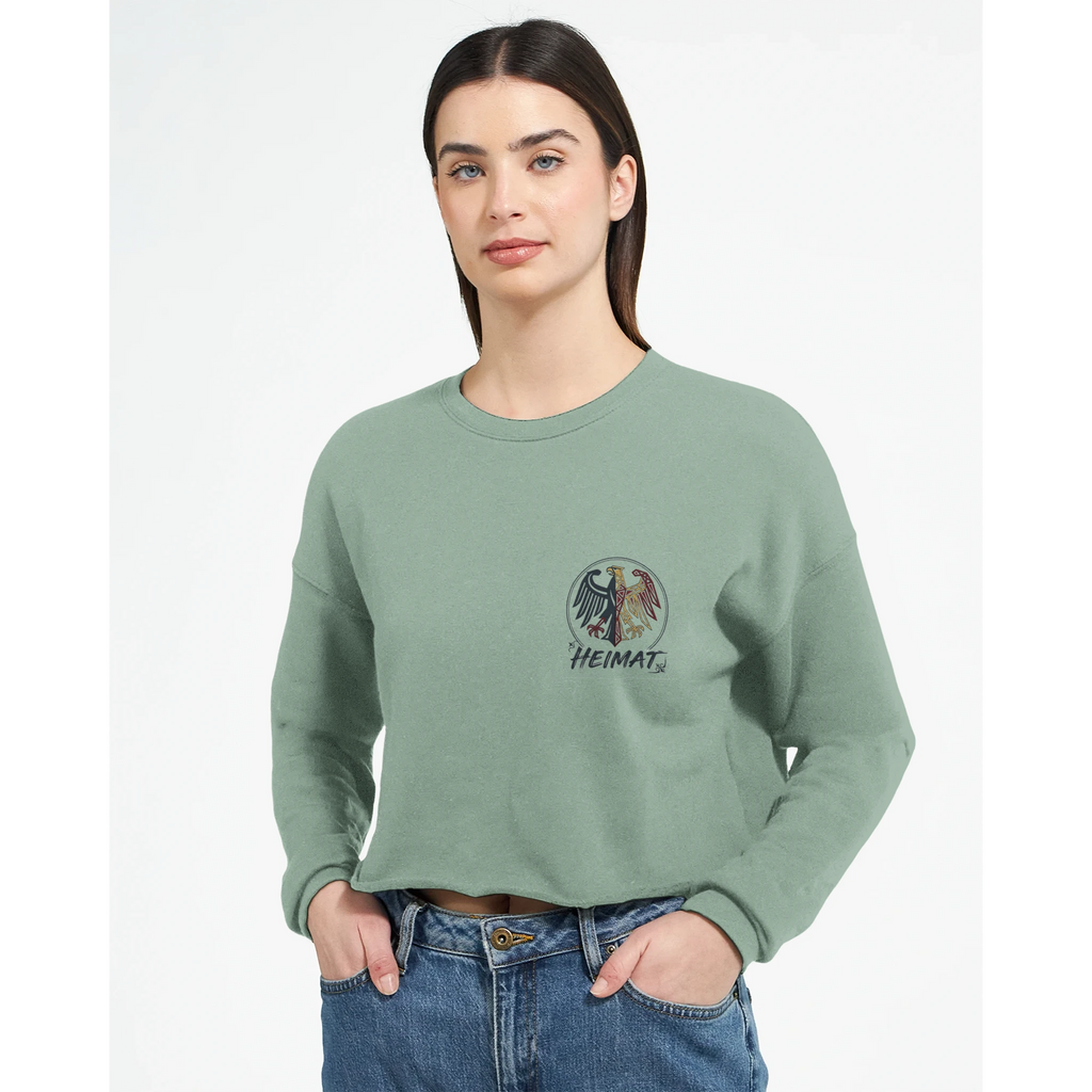 Damen-Pullover in Dunkelgrau meliert mit Motiv „Bikers Paradise“