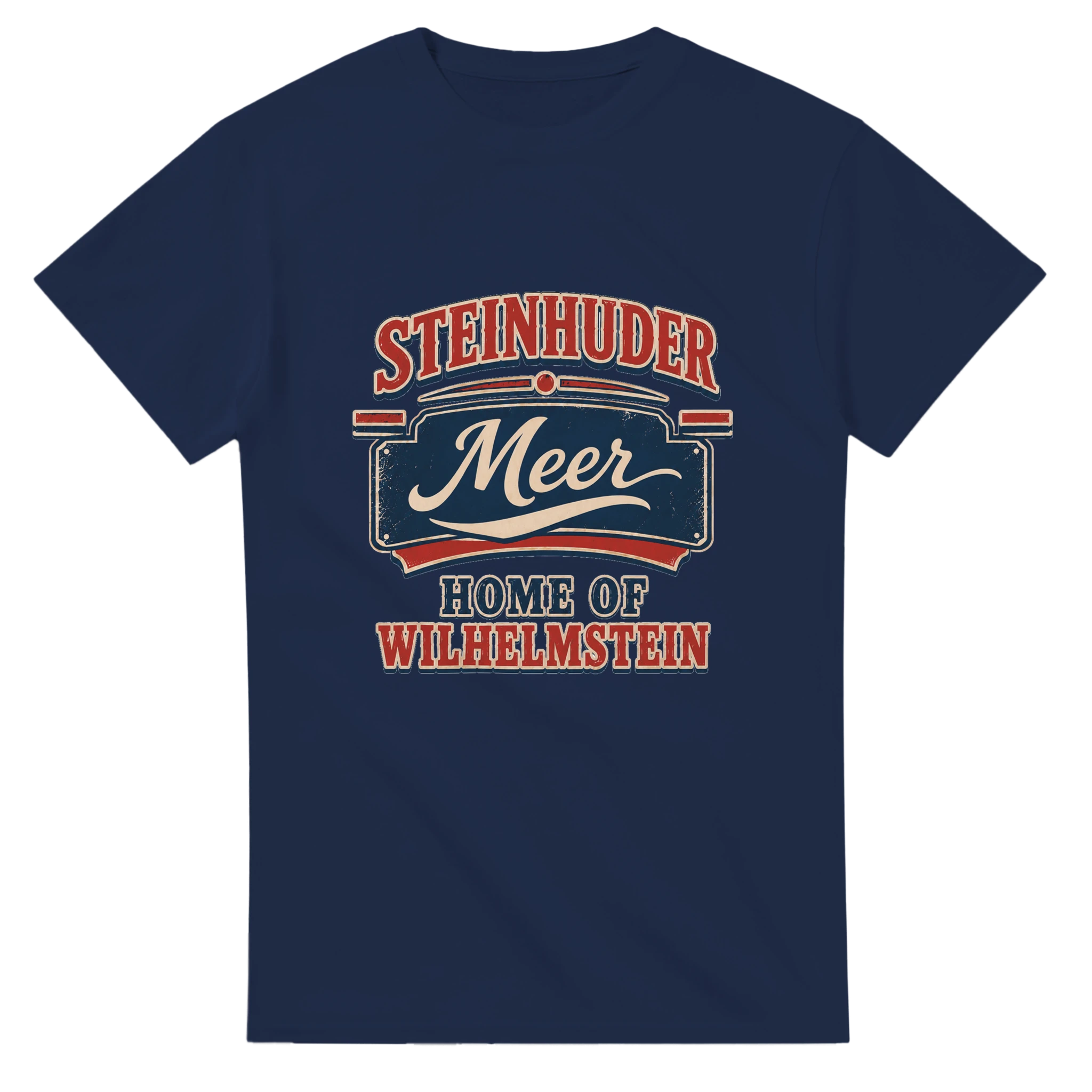 T-Shirt in Natur mit Motiv „Home of Wilhelmstein“