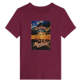 Damen-T-Shirt in Zitronengelb mit Motiv „Mystisch“