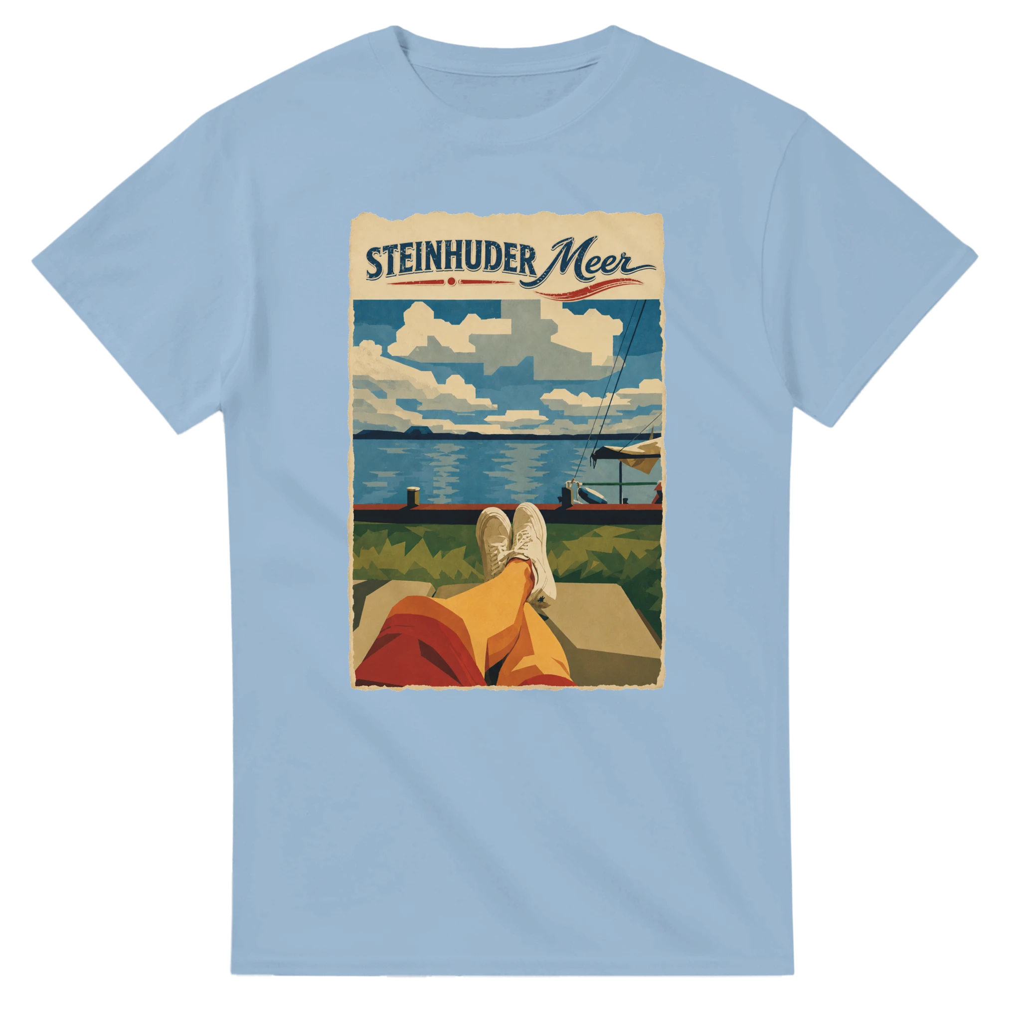 T-Shirt in Weiß mit Motiv „Chillout“
