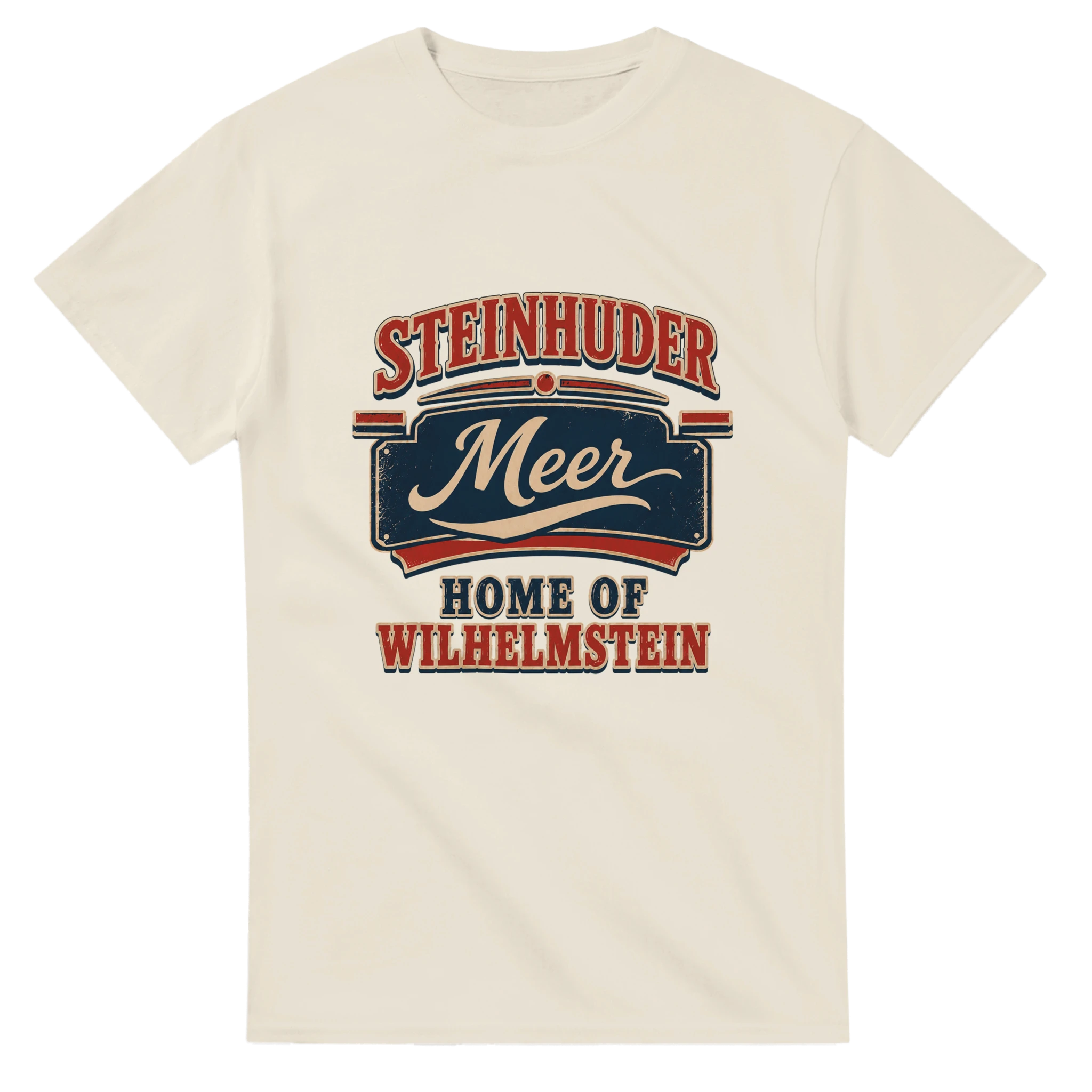 T-Shirt in Weiß mit Motiv „Home of Wilhelmstein“