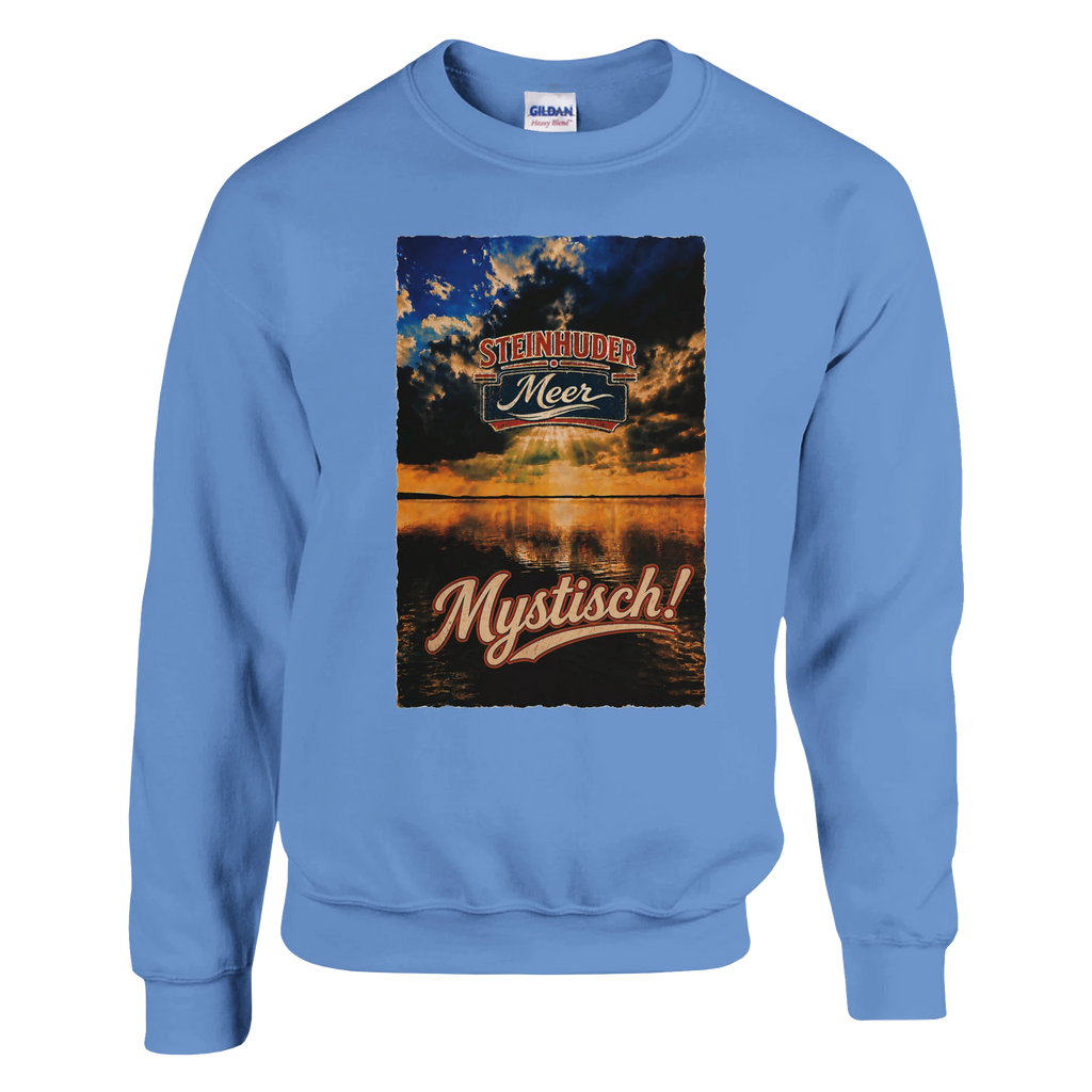 Pullover in Aschgrau mit Motiv „Mystisch“