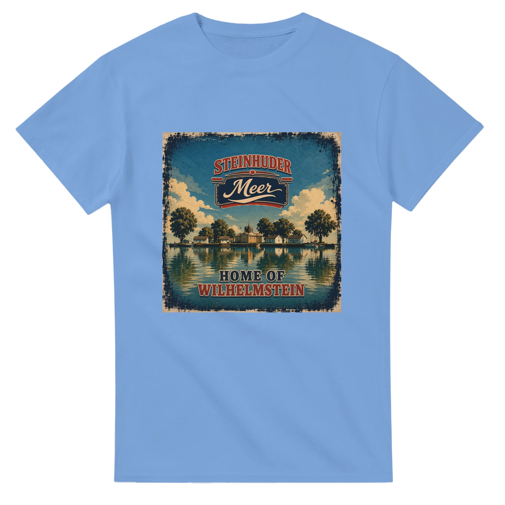 T-Shirt in Natur mit Motiv „Insel Wilhelmstein“
