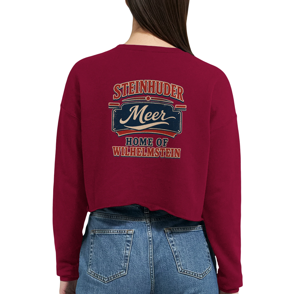 Damen-Pullover in Mauve mit Motiv „Home of Wilhelmstein“