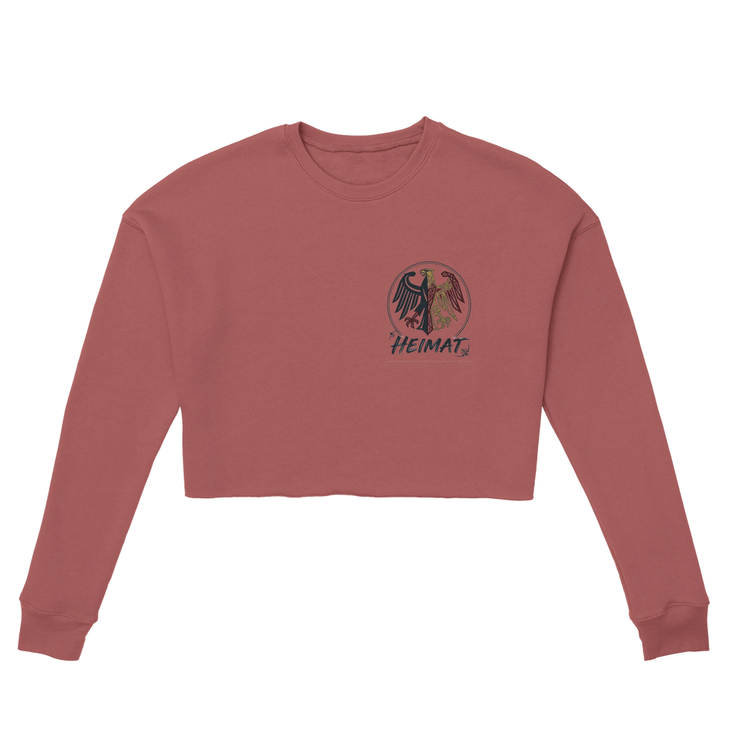 Damen-Pullover in Dunkelgrau meliert mit Motiv „Stößchen bei Sunset“