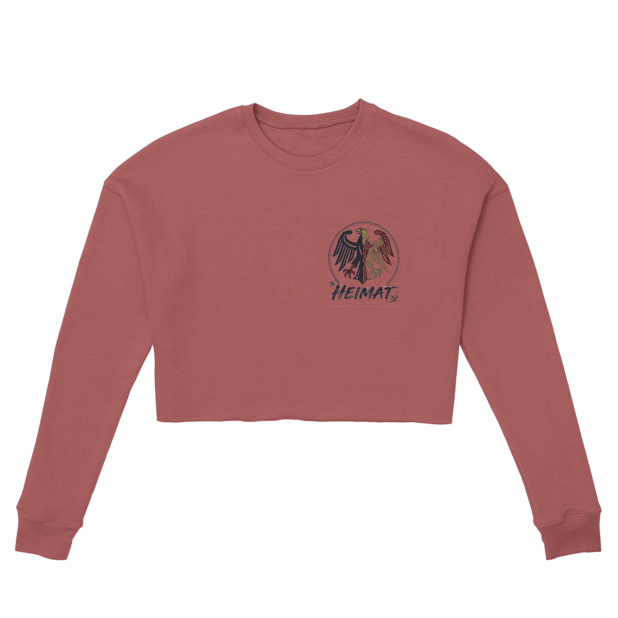 Damen-Pullover in Dunkelgrau meliert mit Motiv „Stößchen bei Sunset“