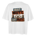 Damen-T-Shirt in Hellgelb mit Motiv „Wat Mutt, Dat Mutt.“