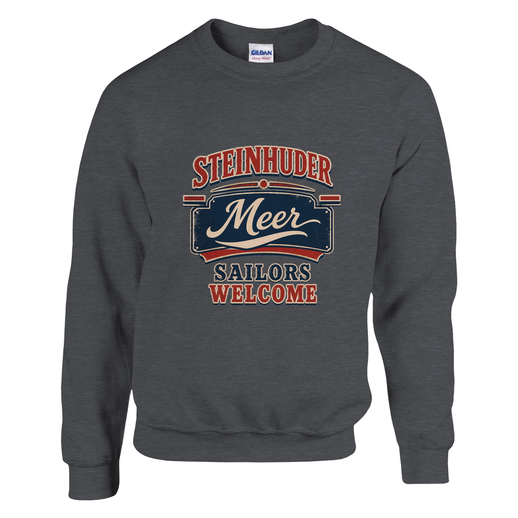 Pullover in Weiß mit Motiv „Sailors Welcome“