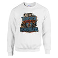 Pullover in Weiß mit Motiv „Mein Herz schlägt NORDWÄRTS.“