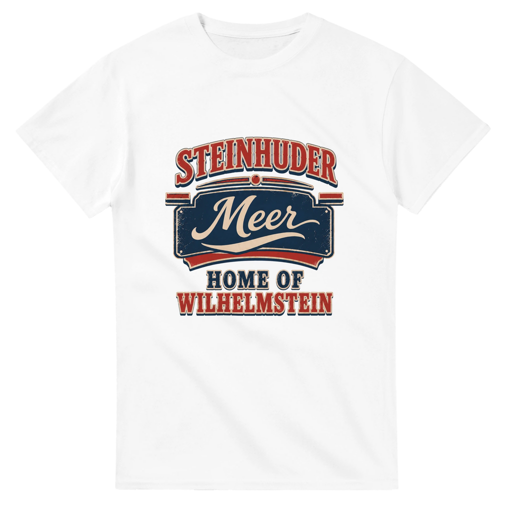 T-Shirt in Weiß mit Motiv „Home of Wilhelmstein“