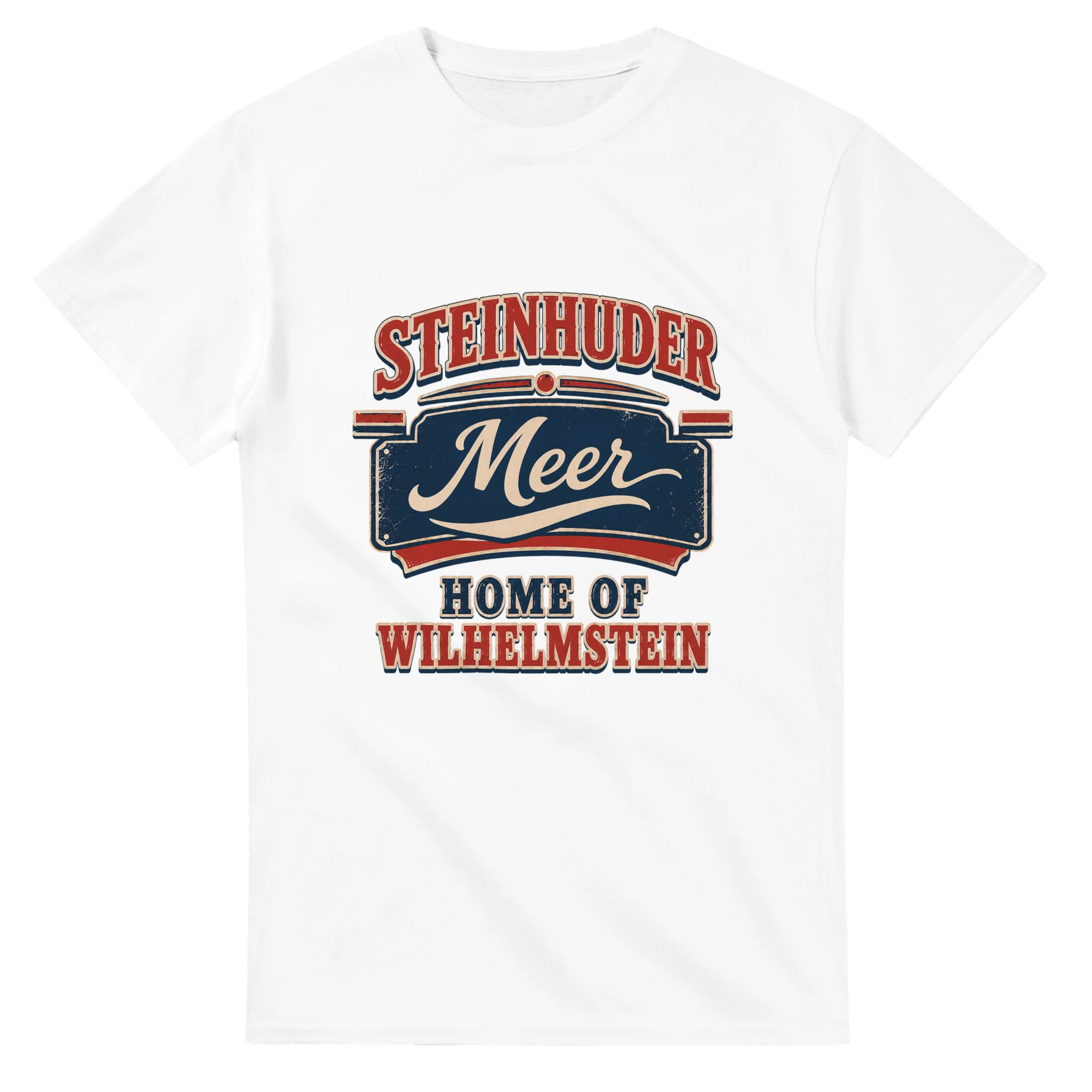 T-Shirt in Weiß mit Motiv „Home of Wilhelmstein“