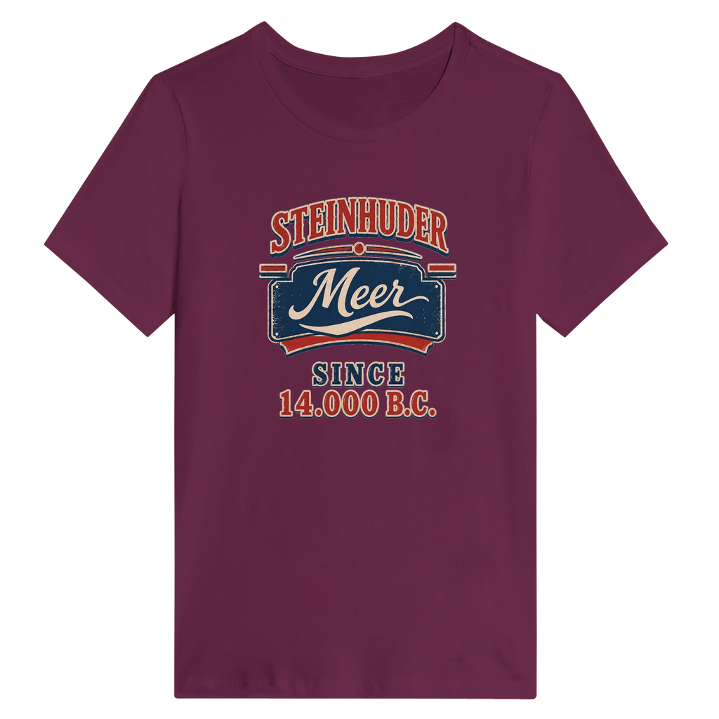 Damen-T-Shirt in Weiß mit Motiv „Since 14.000 B.C.“