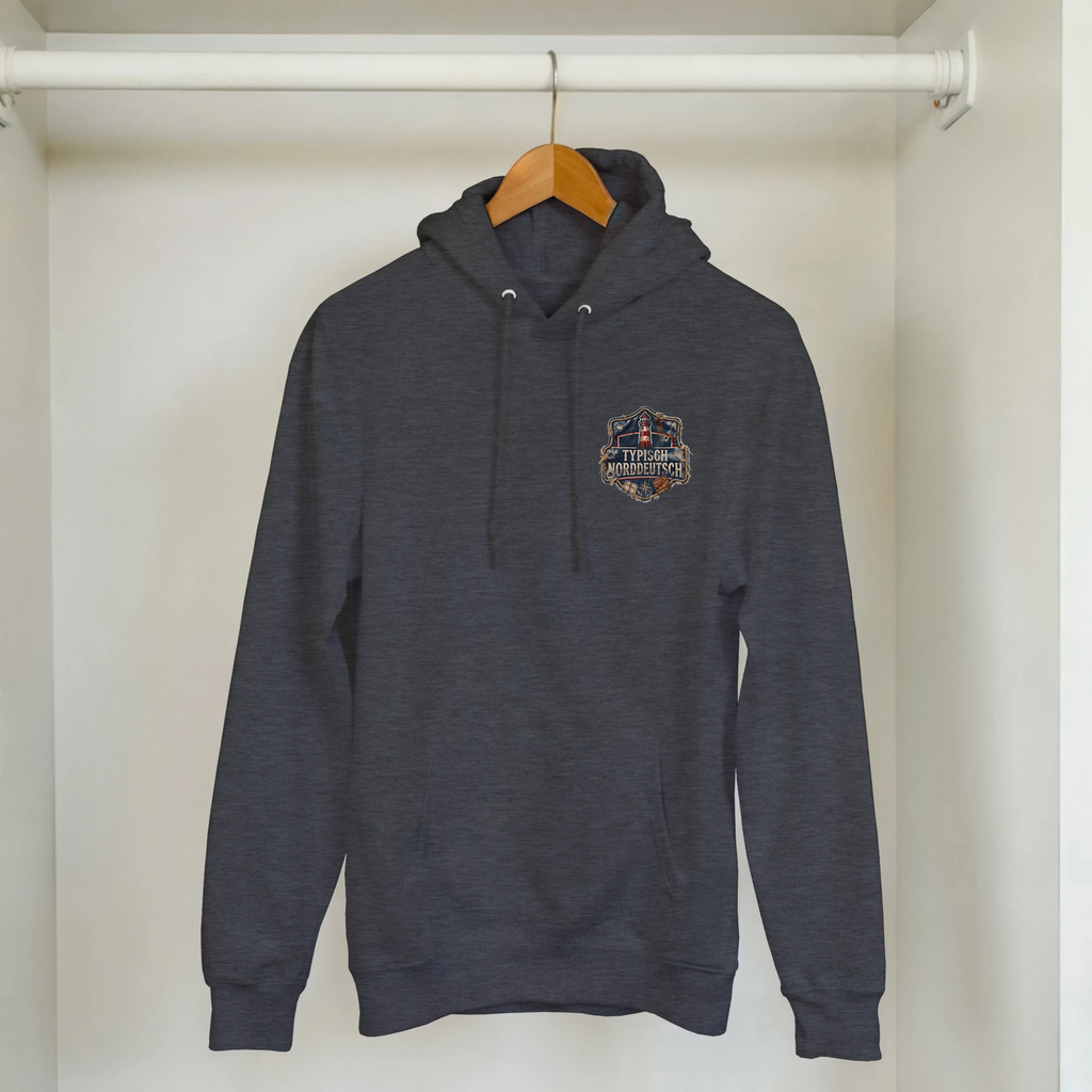 Hoodie in Hellrosa mit Motiv „Wat Mutt, Dat Mutt.“