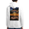 Hoodie in Weiß mit Motiv „Mystisch“