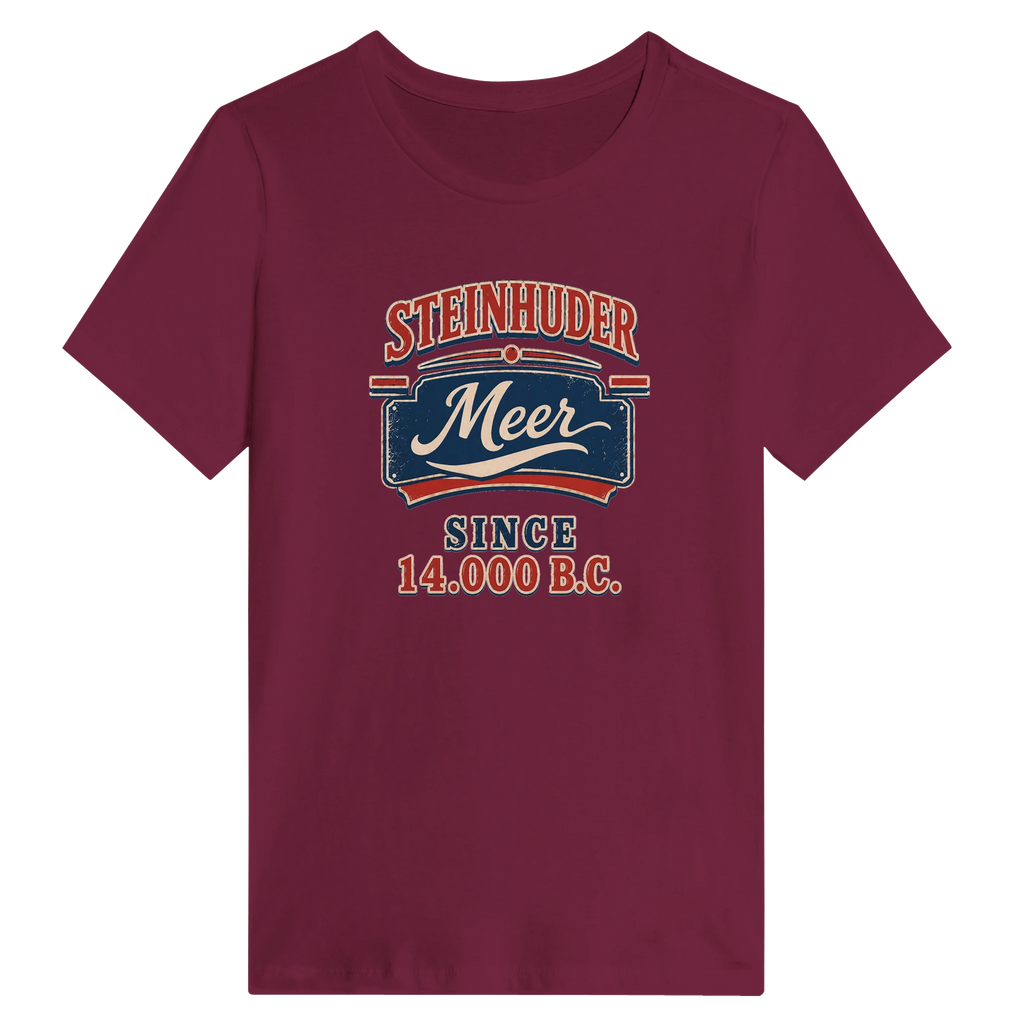 Damen-T-Shirt in Zitronengelb mit Motiv „Since 14.000 B.C.“
