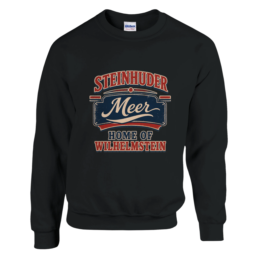 Pullover in Weiß mit Motiv „Home of Wilhelmstein“