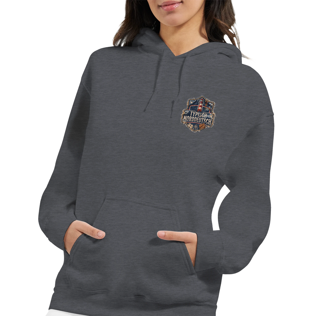Hoodie in Sand mit Motiv „Wat Mutt, Dat Mutt.“