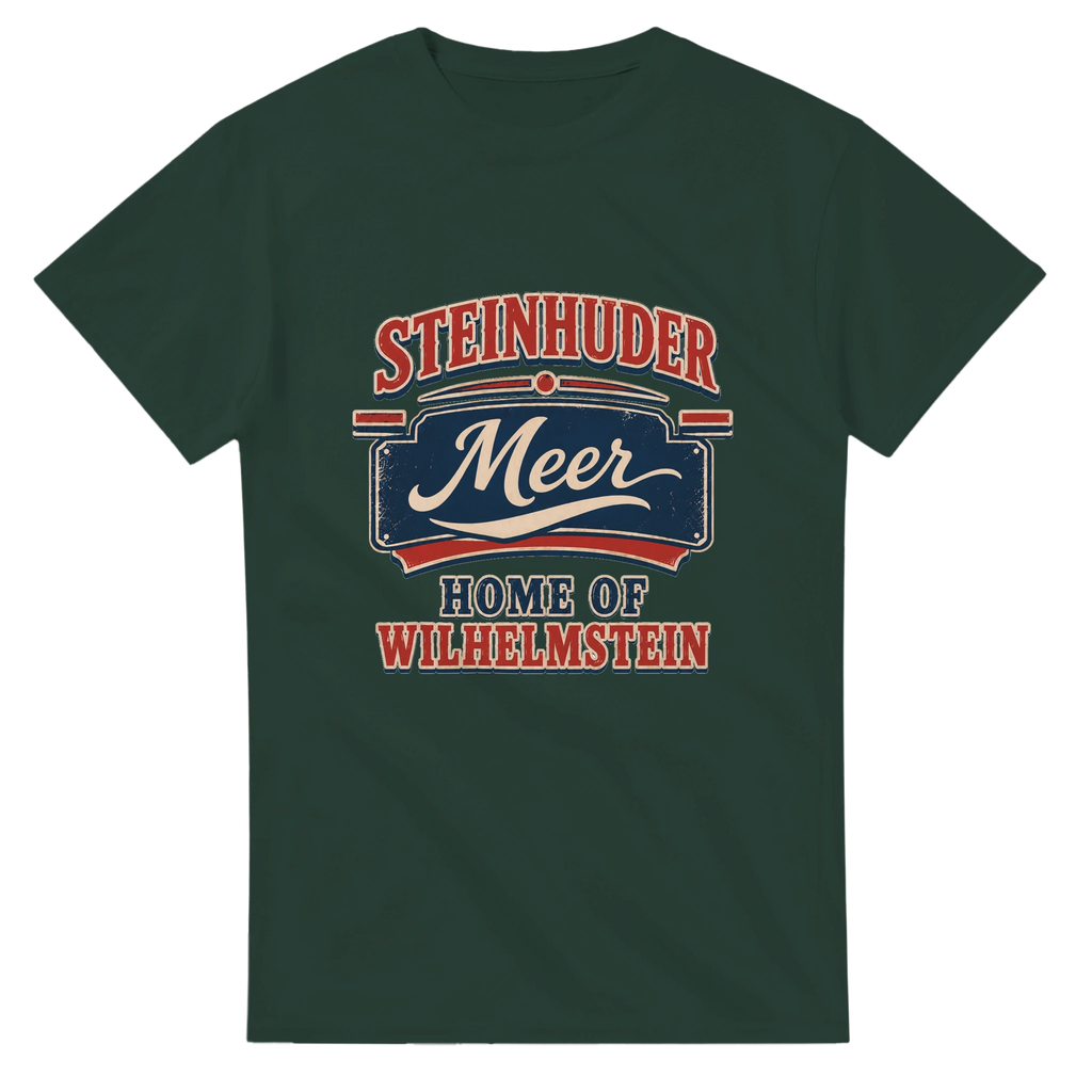 T-Shirt in Weiß mit Motiv „Home of Wilhelmstein“
