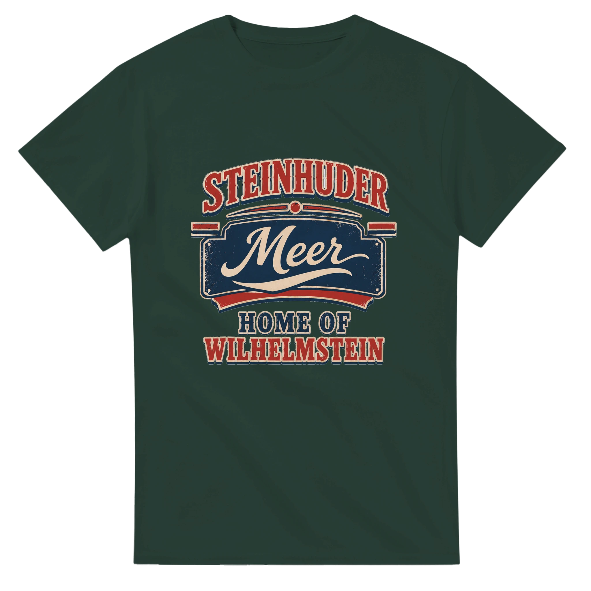 T-Shirt in Weiß mit Motiv „Home of Wilhelmstein“