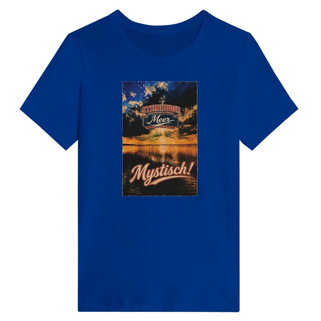 Damen-T-Shirt in Weiß mit Motiv „Mystisch“