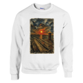 Pullover in Aschgrau mit Motiv „Steinhuder Meer Kunst“