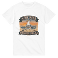 T-Shirt in Weiß mit Motiv „Mehr Meer. Weniger Drama.“