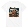 T-Shirt in Weiß mit Motiv „Sturmfest & Heimatverliebt.“