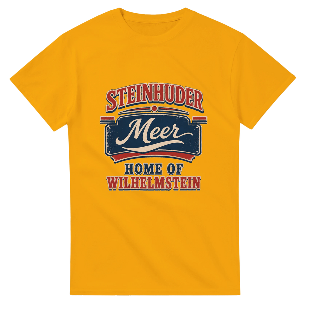 T-Shirt in Natur mit Motiv „Home of Wilhelmstein“
