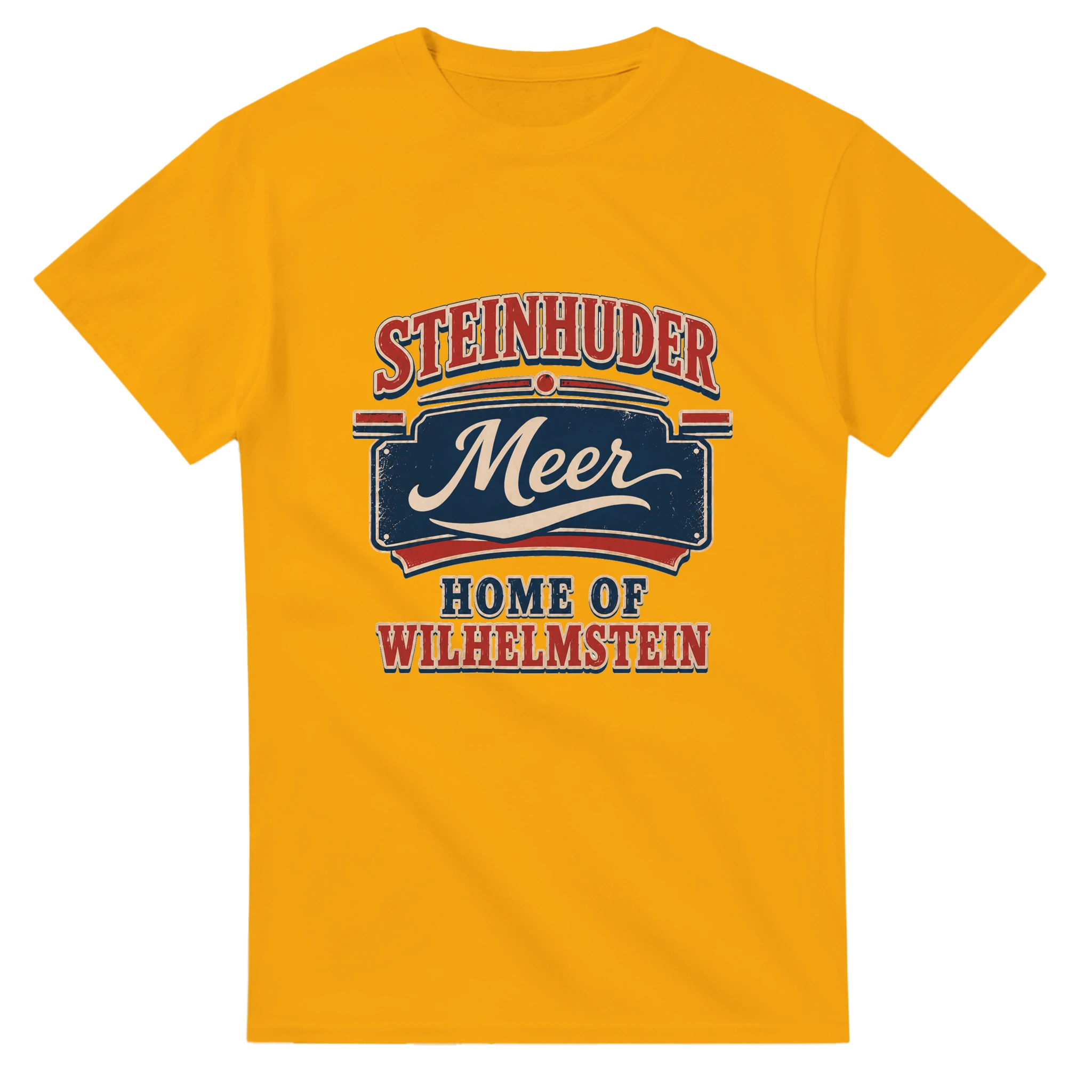 T-Shirt in Natur mit Motiv „Home of Wilhelmstein“