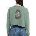 Damen-Pullover in Mauve mit Motiv „Steife Brise. Weiches Herz.“